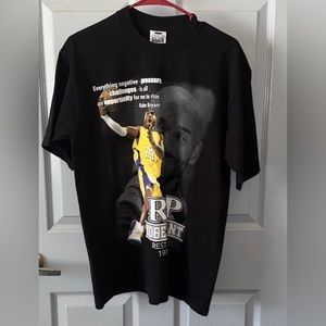 Men’s Pro Club Kobe Bryant Black Mamba Tribute Style T Shirt L